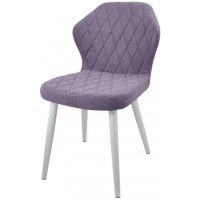 Стул  Гальваник Бергамо ткань Catania Lavender / белый купить в Минске