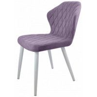 Стул  Гальваник Бергамо ткань Catania Lavender / белый купить в Минске