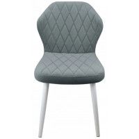 Стул  Гальваник Бергамо ткань Catania Silver / белый купить в Минске