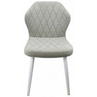 Стул Гальваник Бергамо ткань Catania Smoke / белый купить в Минске Стул Гальваник Бергамо ткань Catania Smoke / белый купить в Минске