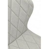 Стул Гальваник Бергамо ткань Catania Smoke / белый купить в Минске Стул Гальваник Бергамо ткань Catania Smoke / белый купить в Минске