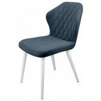 Стул  Гальваник Бергамо ткань Catania Steel / белый купить в Минске