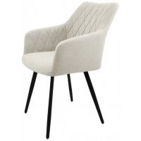 Стул  Гальваник Диаманте лофт Catania Ivory / черный купить в Минске