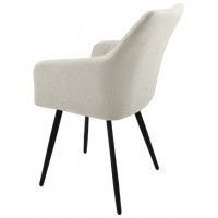 Стул  Гальваник Диаманте лофт Catania Ivory / черный купить в Минске