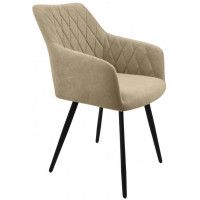 Стул Гальваник Диаманте лофт Catania Latte / черный Стул Гальваник Диаманте лофт Catania Latte / черный