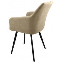 Стул  Гальваник Диаманте лофт Catania Latte / черный купить в Минске