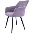 Стул Гальваник Диаманте лофт Catania Lavender / черный купить в Минске