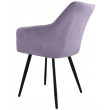 Стул Гальваник Диаманте лофт Catania Lavender / черный купить в Минске