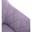 Стул Гальваник Диаманте лофт Catania Lavender / черный купить в Минске