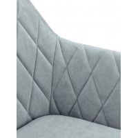 Стул  Гальваник Диаманте лофт Catania Silver / черный купить в Минске