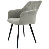 Стул  Гальваник Диаманте лофт Catania Smoke / черный купить в Минске