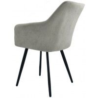 Стул  Гальваник Диаманте лофт Catania Smoke / черный купить в Минске