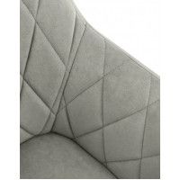 Стул  Гальваник Диаманте лофт Catania Smoke / черный купить в Минске