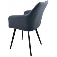 Стул  Гальваник Диаманте лофт Catania Steel / черный купить в Минске