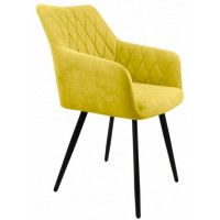 Стул  Гальваник Диаманте лофт Candy Sunny / черный