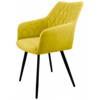 Стул  Гальваник Диаманте лофт Candy Sunny / черный купить в Минске