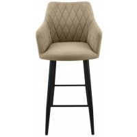 Стул полубарный Гальваник Диаманте Catania Latte / черный купить в Минске