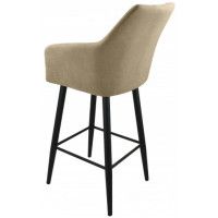 Стул полубарный Гальваник Диаманте Catania Latte / черный купить в Минске
