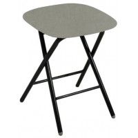 Табурет Гальваник Экстра складной Catania Smoke / черный