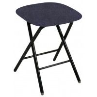 Табурет Гальваник Экстра складной Catania Steel / черный