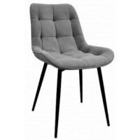 Стул Гальваник Флоренция Эрго Catania Silver / эмаль черный