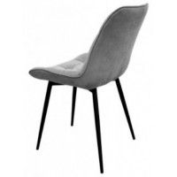 Стул Гальваник Флоренция Эрго Catania Silver / эмаль черный купить в Минске