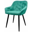 Стул Гальваник Генуя Catania Aquamarine / черный купить в Минске