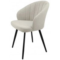 Стул Гальваник Камино лофт Catania Ivory / черный купить в Минске