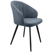 Стул Гальваник Камино лофт Catania Steel / черный