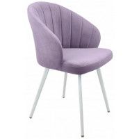 Стул Гальваник Камино лофт Catania Lavender / белый