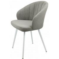 Стул Гальваник Камино лофт Catania Smoke / белый купить в Минске