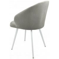 Стул Гальваник Камино лофт Catania Smoke / белый купить в Минске