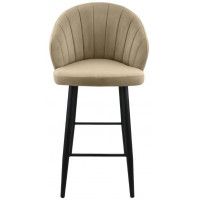 Стул полубарный Гальваник Камино Catania Latte / черный купить в Минске Стул полубарный Гальваник Камино Catania Latte / черный купить в Минске