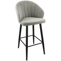 Стул полубарный Гальваник Камино Catania Smoke / черный Стул полубарный Гальваник Камино Catania Smoke / черный