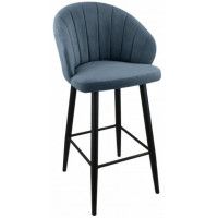 Стул полубарный Гальваник Камино Catania Steel / черный