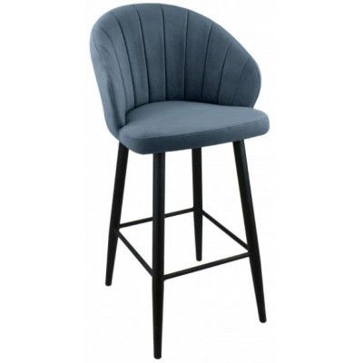 Стул полубарный Гальваник Камино Catania Steel / черный купить в Минске