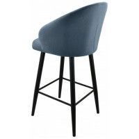 Стул полубарный Гальваник Камино Catania Steel / черный купить в Минске