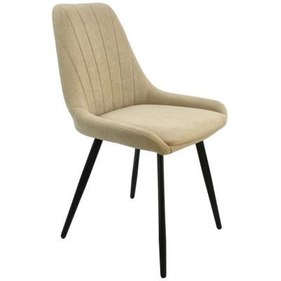 Стул Гальваник Марино лофт Catania Latte / черный купить в Минске