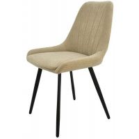 Стул Гальваник Марино лофт Catania Latte / черный купить в Минске