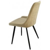 Стул Гальваник Марино лофт Catania Latte / черный купить в Минске