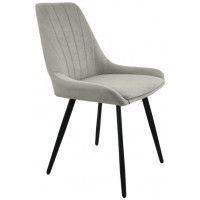 Стул Гальваник Марино лофт Catania Smoke / черный Стул Гальваник Марино лофт Catania Smoke / черный