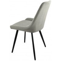 Стул Гальваник Марино лофт Catania Smoke / черный купить в Минске