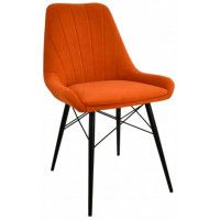 Стул Гальваник Марино люкс Catania Flame / черный