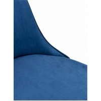 Стул Гальваник Милан Catania Dark blue / черный купить в Минске