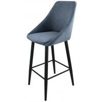 Стул Гальваник Монти барный ткань Catania Steel купить в Минске