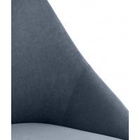 Стул Гальваник Монти барный ткань Catania Steel купить в Минске