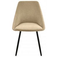 Стул  Гальваник Монти лофт ткань Catania Latte купить в Минске