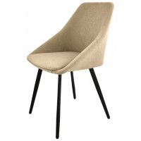 Стул  Гальваник Монти лофт ткань Catania Latte купить в Минске