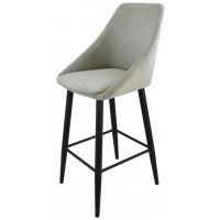 Стул Гальваник Монти полубарный ткань Catania Smoke купить в Минске