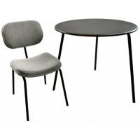 Стул Гальваник Осло Catania Smoke / черный купить в Минске